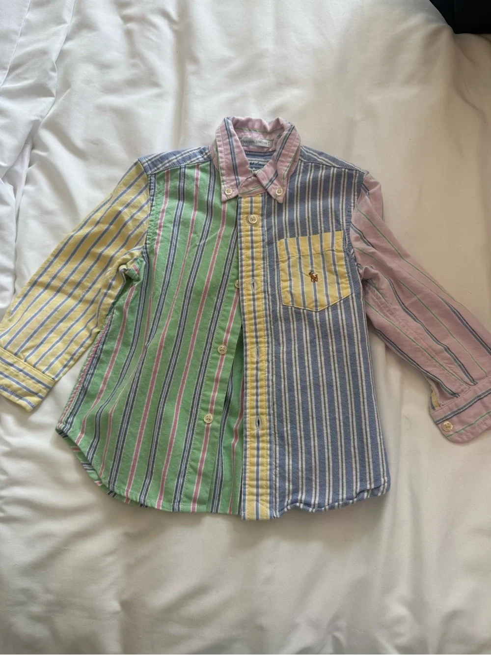 Polo Ralph Lauren Stripe Cotton Button-Down Oxford Shirt toddler 24 Mo